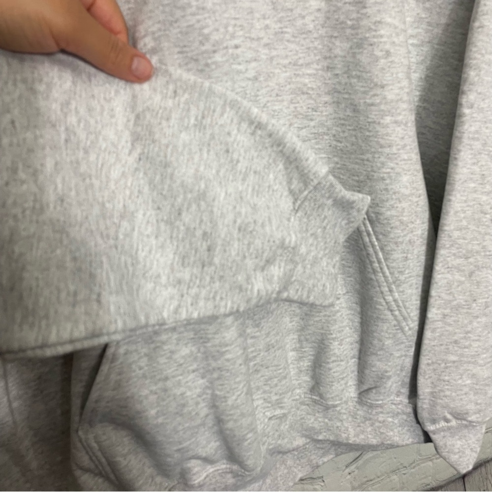 Light Gray Gildan Light Weight Unisex Sweater Hoodie Size Xl Nwot View 4